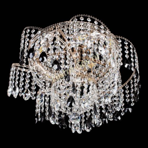 Люстра Космея №4 черная в Сочи Гусь Хрустальный