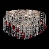 Люстра Космея №4 красная в Сочи