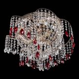 Люстра Космея №4 красная в Сочи