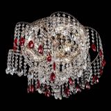 Люстра Космея №4 красная в Сочи