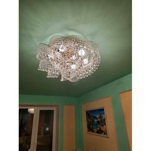 Люстра Космея №6 конус в Сочи Гусь Хрустальный