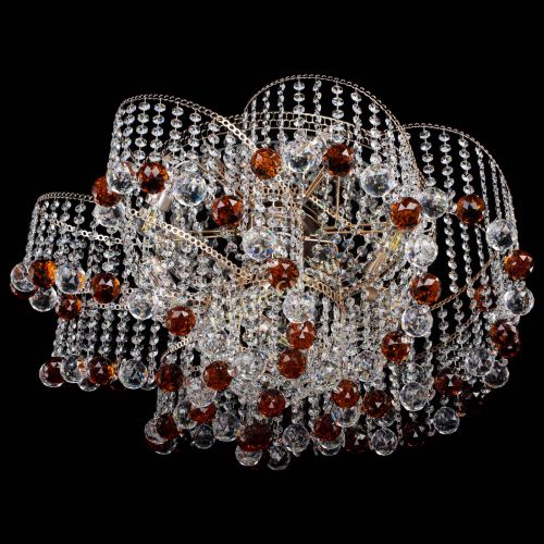 Люстра Космея №6 шар 40 мм чайная в Сочи Гусь Хрустальный