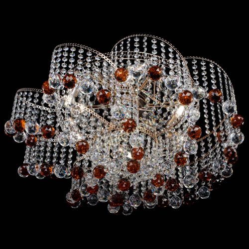 Люстра Космея №6 шар 40 мм чайная в Сочи Гусь Хрустальный