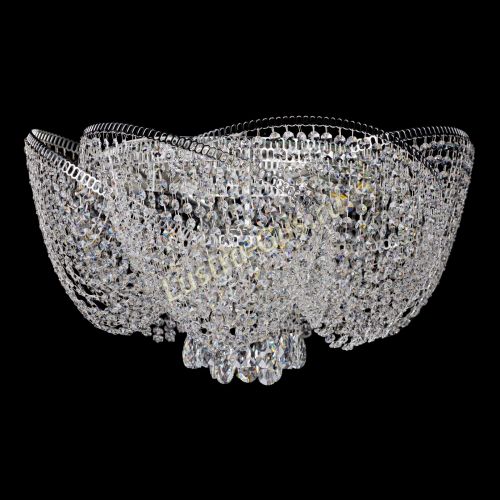 Люстра Космея Бутон большая в Сочи Гусь Хрустальный