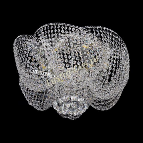 Люстра Космея Бутон большая в Сочи Гусь Хрустальный