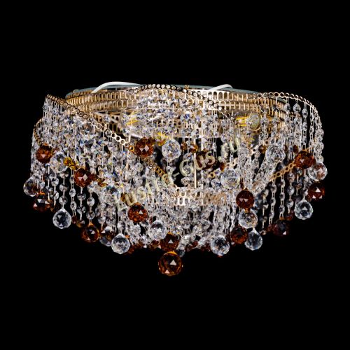 Люстра Космея шар 40 мм чайная в Сочи Гусь Хрустальный