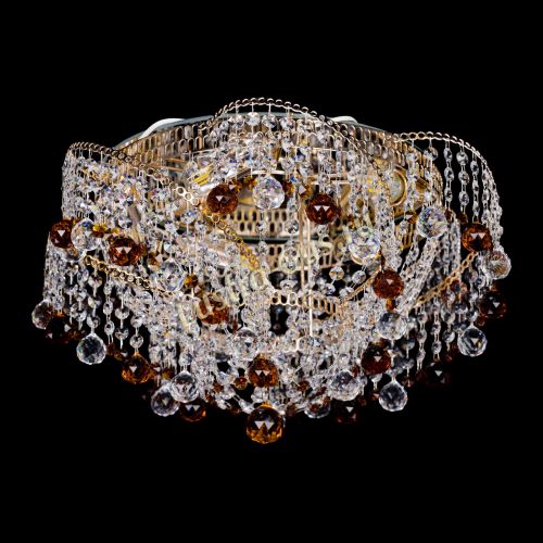 Люстра Космея шар 40 мм чайная в Сочи Гусь Хрустальный