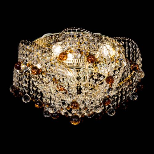 Люстра Космея шар 40 мм чайная в Сочи Гусь Хрустальный