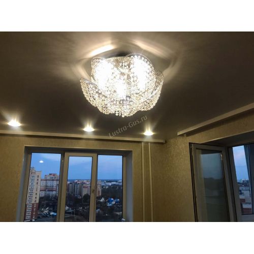 Люстра Космея №1 в Сочи Гусь Хрустальный