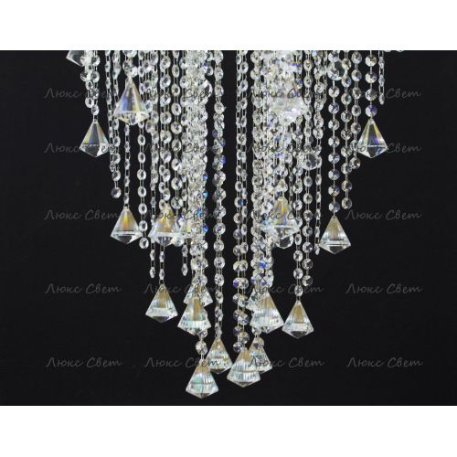 Люстра Космос 5 ламп конус 40 мм длинная  в Сочи Гусь Хрустальный