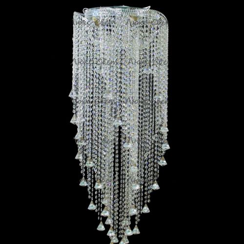 Люстра Космос 5 ламп конус 40 мм длинная  в Сочи Гусь Хрустальный