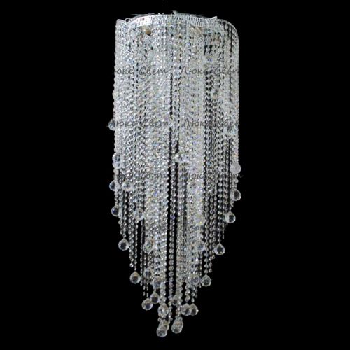 Люстра Космос 5 ламп  шар 40 мм длинная в Сочи Гусь Хрустальный