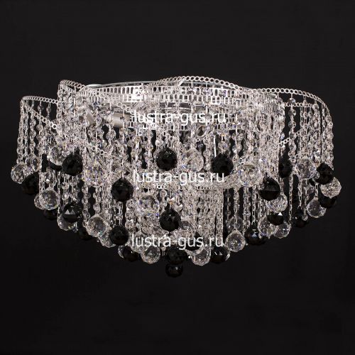 Люстра Космос шар 40 мм черная в Сочи Гусь Хрустальный