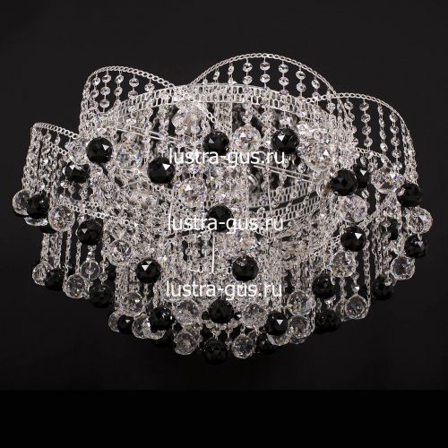 Люстра Космос шар 40 мм черная в Сочи Гусь Хрустальный