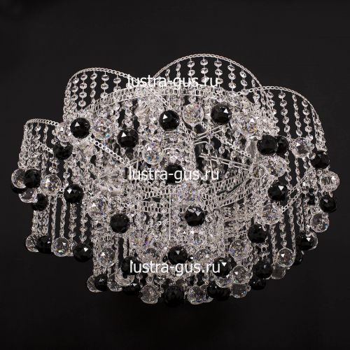Люстра Космос шар 40 мм черная в Сочи Гусь Хрустальный