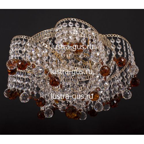 Люстра Космос шар 40 мм чайная в Сочи Гусь Хрустальный