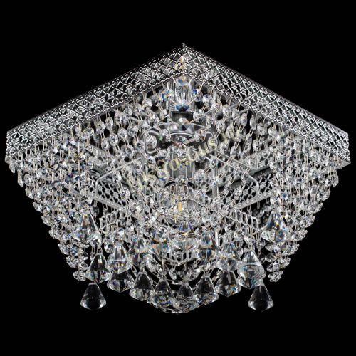 Люстра Квадрат №12 конусы в Сочи Гусь Хрустальный