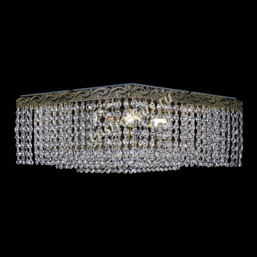 Люстра Квадрат №3 под бронзу в Сочи Гусь Хрустальный