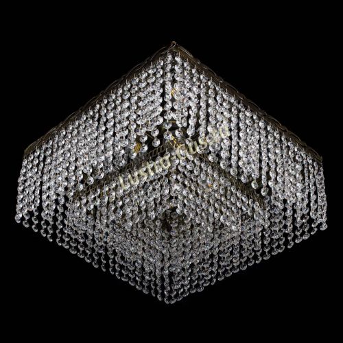 Люстра Квадрат №3 под бронзу в Сочи Гусь Хрустальный