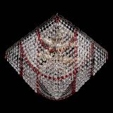 Люстра Квадрат Бриз красная в Сочи