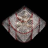 Люстра Квадрат Бриз красная в Сочи