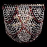 Люстра Квадрат Бриз красная в Сочи