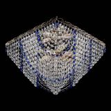 Люстра Квадрат Бриз синяя в Сочи