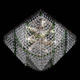 Люстра Квадрат Бриз зеленая в Сочи