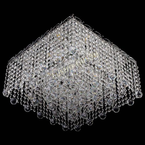 Люстра Квадрат гамма шар 30 мм длинная в Сочи Гусь Хрустальный