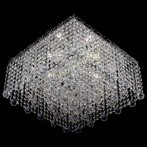 Люстра Квадрат гамма шар 30 мм длинная в Сочи Гусь Хрустальный