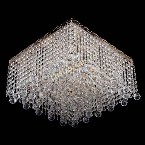 Люстра Квадрат гамма шар 30 мм длинная в Сочи Гусь Хрустальный