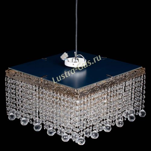 Люстра Квадрат гамма шар 30 мм длинная в Сочи Гусь Хрустальный