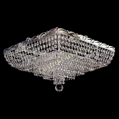 Люстра Квадрат Капель в Сочи Гусь Хрустальный