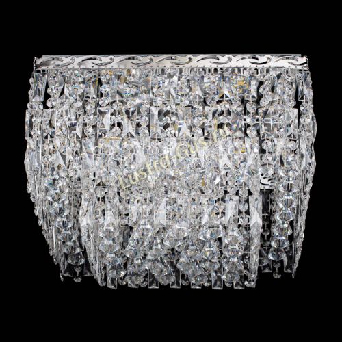 Люстра Квадрат Каскад с пластинками в Сочи Гусь Хрустальный