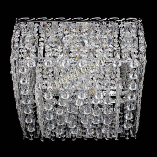 Люстра Квадрат Каскад с пластинками в Сочи Гусь Хрустальный