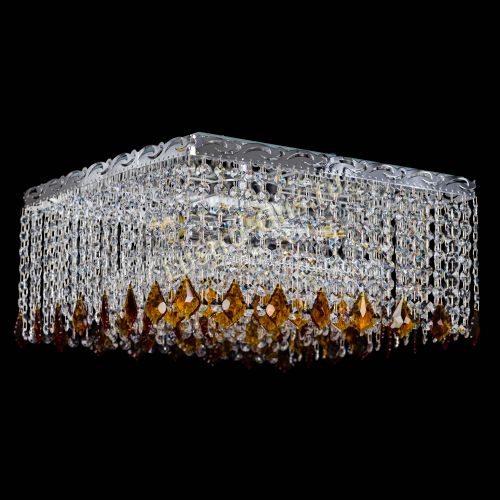 Люстра Квадрат Оптикон Лепестки чайная в Сочи Гусь Хрустальный