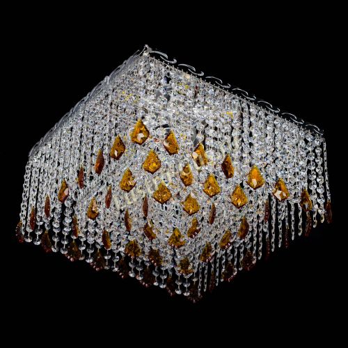 Люстра Квадрат Оптикон Лепестки чайная в Сочи Гусь Хрустальный