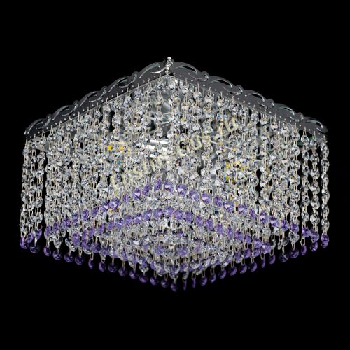 Люстра Квадрат Оптикон фиолетовая в Сочи Люстра Квадрат Оптикон фиолетовая в Сочи