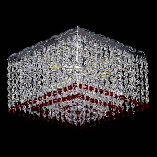 Люстра Квадрат Оптикон красная в Сочи Люстра Квадрат Оптикон красная в Сочи