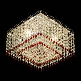 Люстра Квадрат Оптикон красная в Сочи Люстра Квадрат Оптикон красная в Сочи