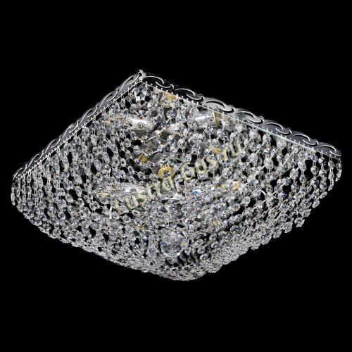 Люстра Квадрат Сетка в Сочи Гусь Хрустальный