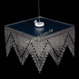 Люстра Квадрат Венеция уголки №5 черная в Сочи