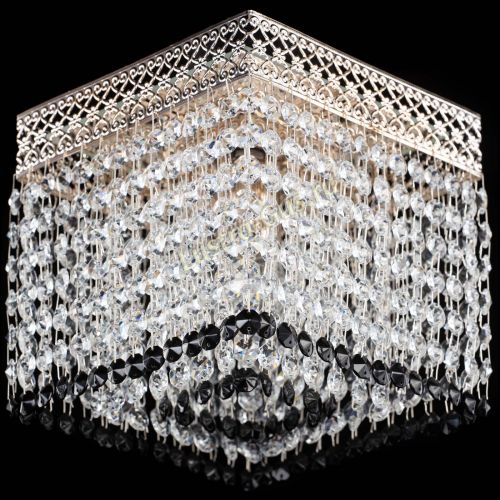 Люстра Квадрат Венеция №1 черная в Сочи Гусь Хрустальный