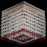Люстра Квадрат Венеция №1 красная в Сочи Люстра Квадрат Венеция №1 красная в Сочи