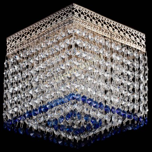 Люстра Квадрат Венеция №1 синяя в Сочи Гусь Хрустальный