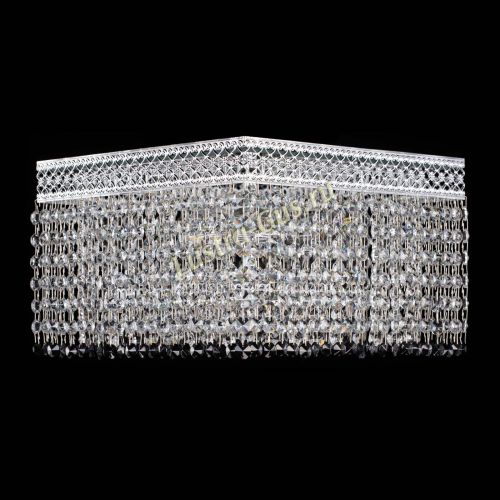 Люстра Квадрат Венеция №3 черная в Сочи Гусь Хрустальный