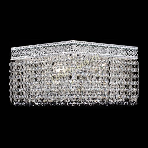 Люстра Квадрат Венеция №3 черная в Сочи Гусь Хрустальный