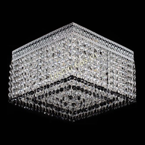 Люстра Квадрат Венеция №3 черная в Сочи Гусь Хрустальный