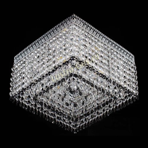 Люстра Квадрат Венеция №3 черная в Сочи Гусь Хрустальный