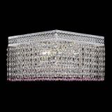 Люстра Квадрат Венеция №3 розовая в Сочи